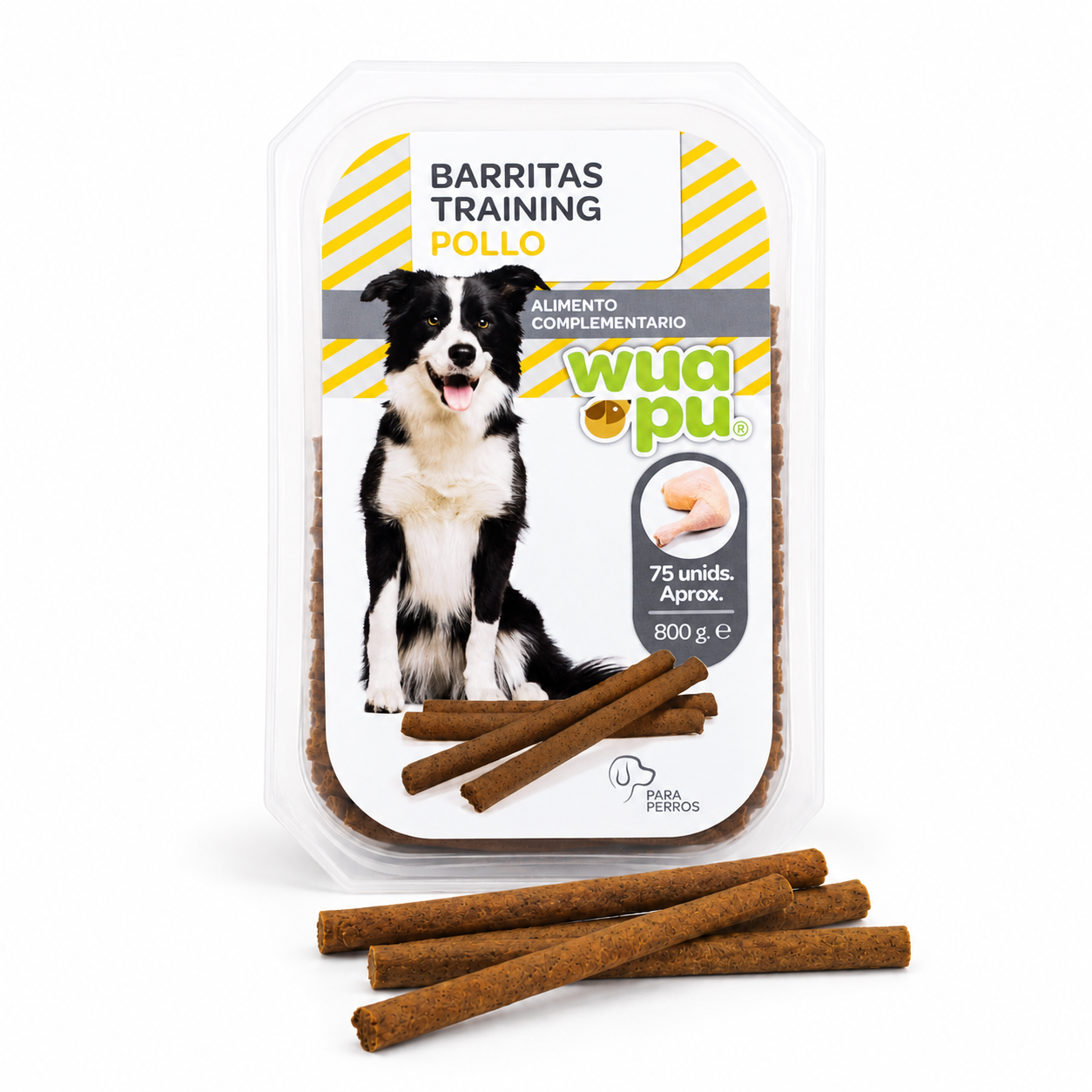 Barritas Training Pollo 800 g